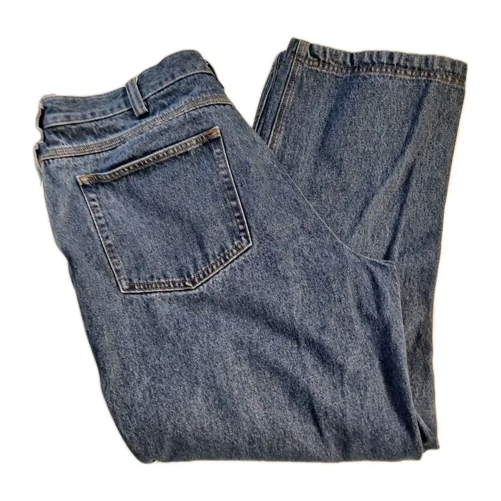 Duluth Trading Men's Jeans Size 40x30 Relaxed Fit Straight Leg Blue Denim